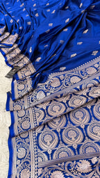 ROYAL BLUE COLOR MASHRU SILK SAREE