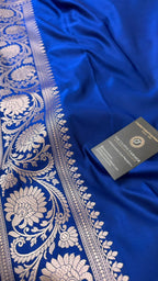 ROYAL BLUE COLOR MASHRU SILK SAREE