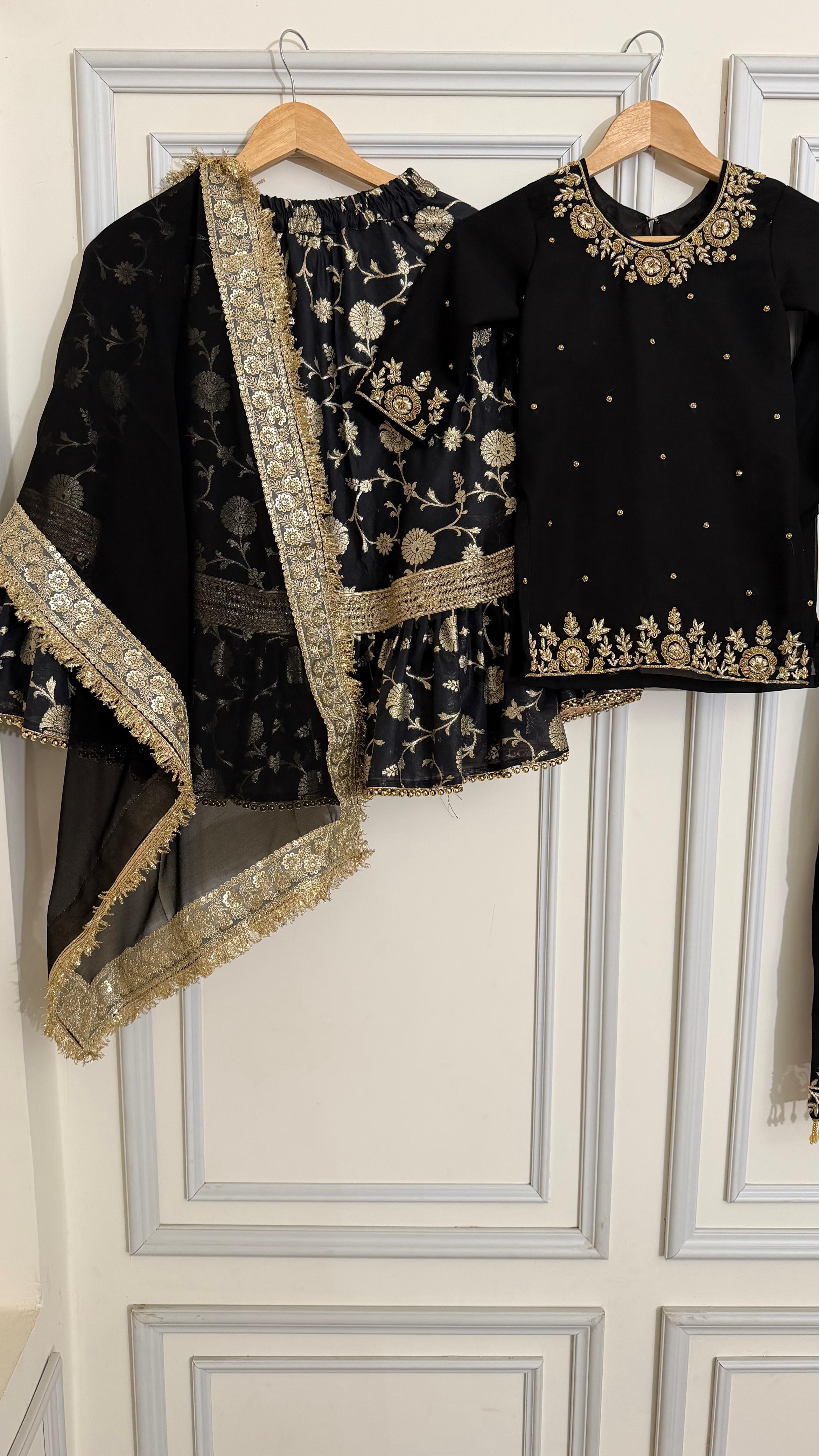 PURE ZARDOZI TOP (CHILD) FARSHI LEHENGA