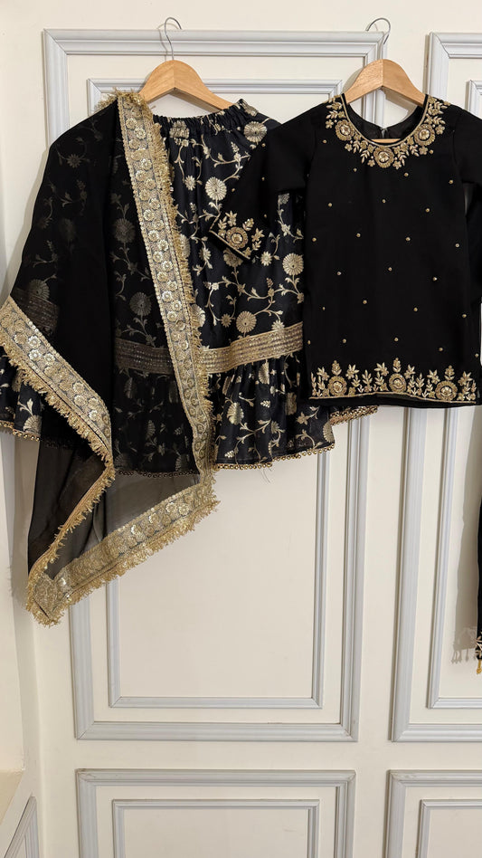 PURE ZARDOZI TOP (CHILD) FARSHI LEHENGA