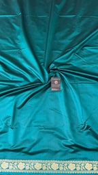 DARK JADE COLOR MASHRU SILK 3 PIECE SUIT