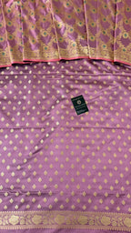 LIGHT PURPLE COLOR MASHRU SILK 3 PIECE SUIT