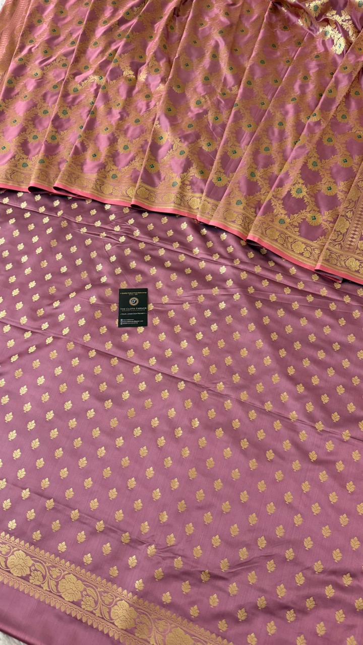 LIGHT PURPLE COLOR MASHRU SILK 3 PIECE SUIT