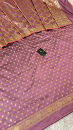 LIGHT PURPLE COLOR MASHRU SILK 3 PIECE SUIT