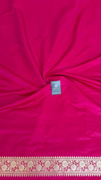 PINK & DARK RANI PINK RANGCART MASHRU SILK 3 PIECE SUIT
