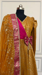 MUSTARD DESIGNER ANARKALI