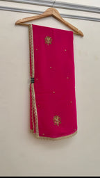 ITALIAN SATIN SILK BASED HAND WORK SUIT
