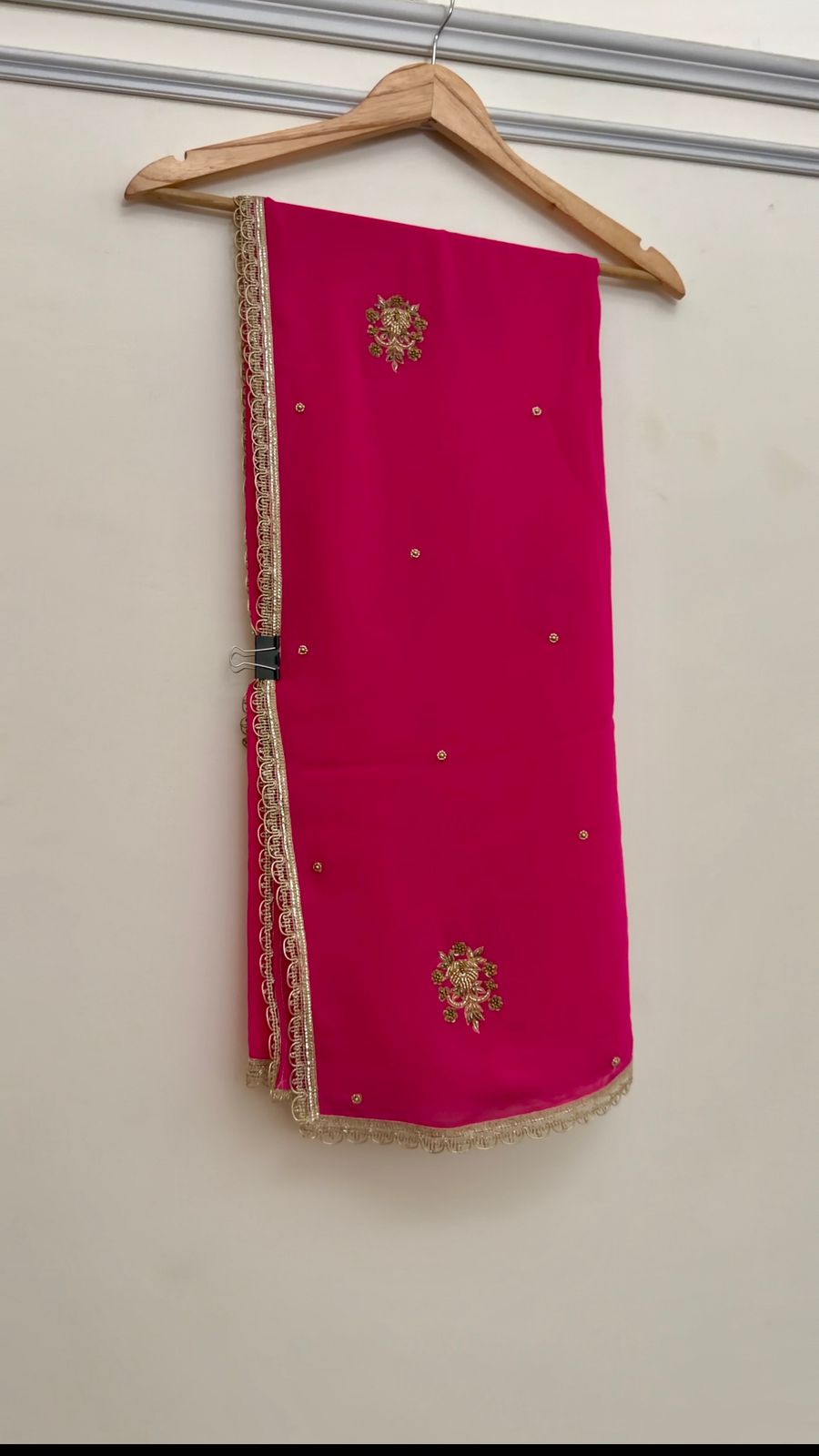 ITALIAN SATIN SILK BASED HAND WORK SUIT