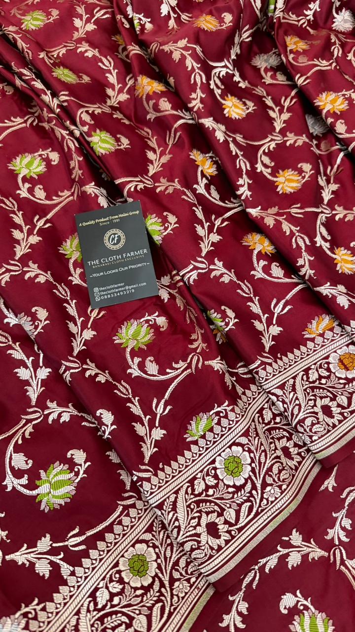 QUARDI COLOR DESIGN DARK MAROON SHADE  PIECE SUIT