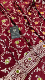QUARDI COLOR DESIGN DARK MAROON SHADE  PIECE SUIT