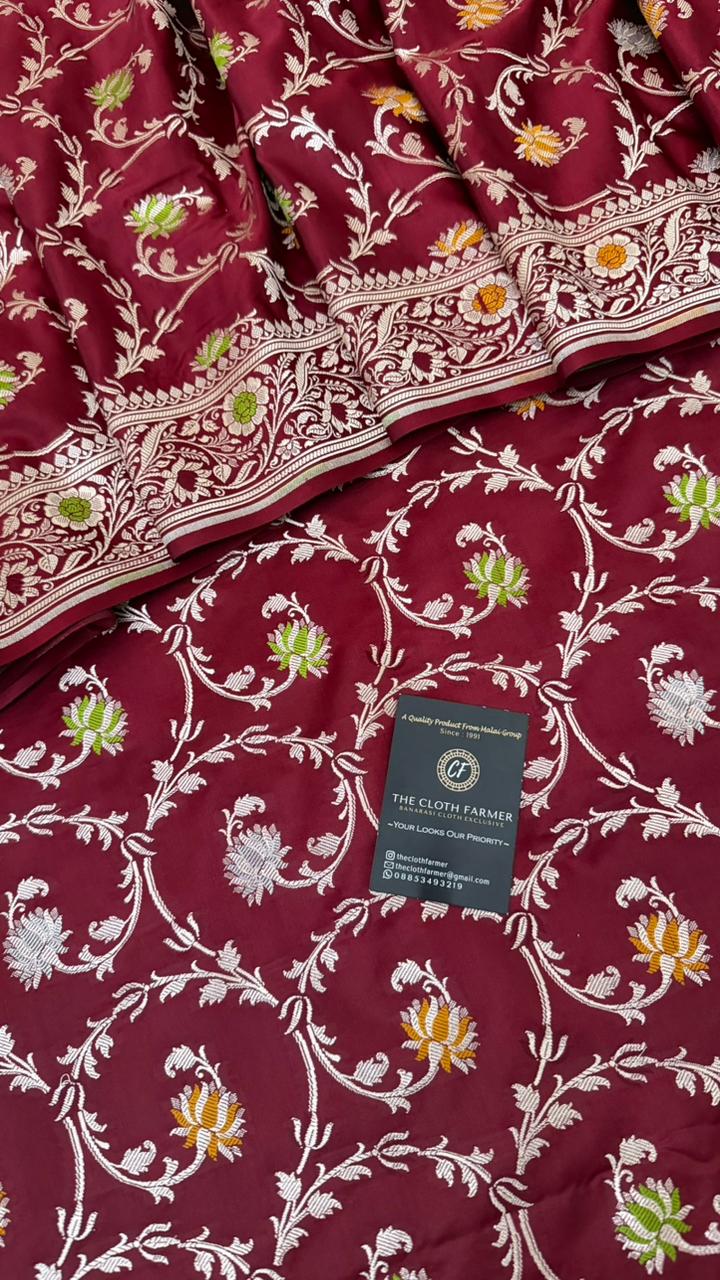 QUARDI COLOR DESIGN DARK MAROON SHADE  PIECE SUIT