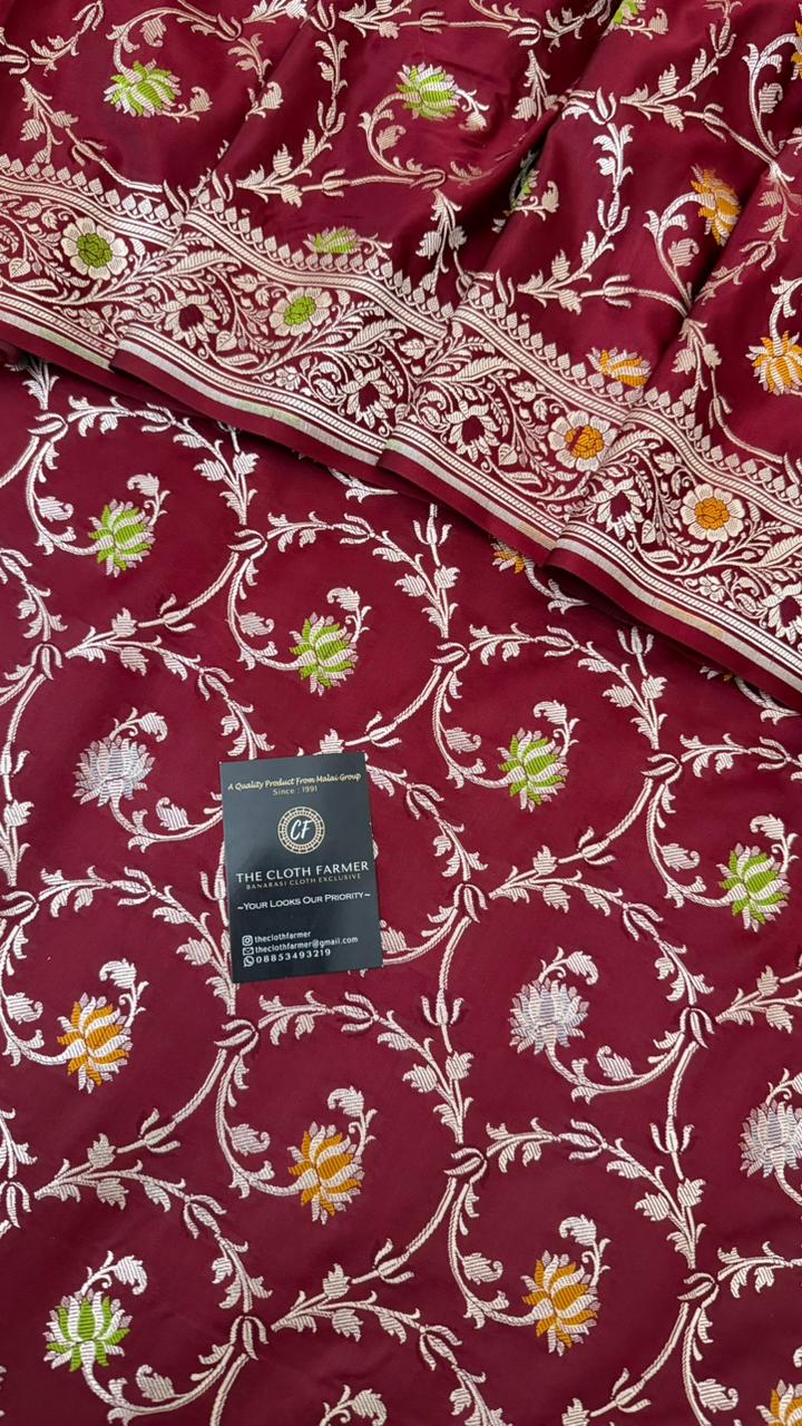 QUARDI COLOR DESIGN DARK MAROON SHADE  PIECE SUIT