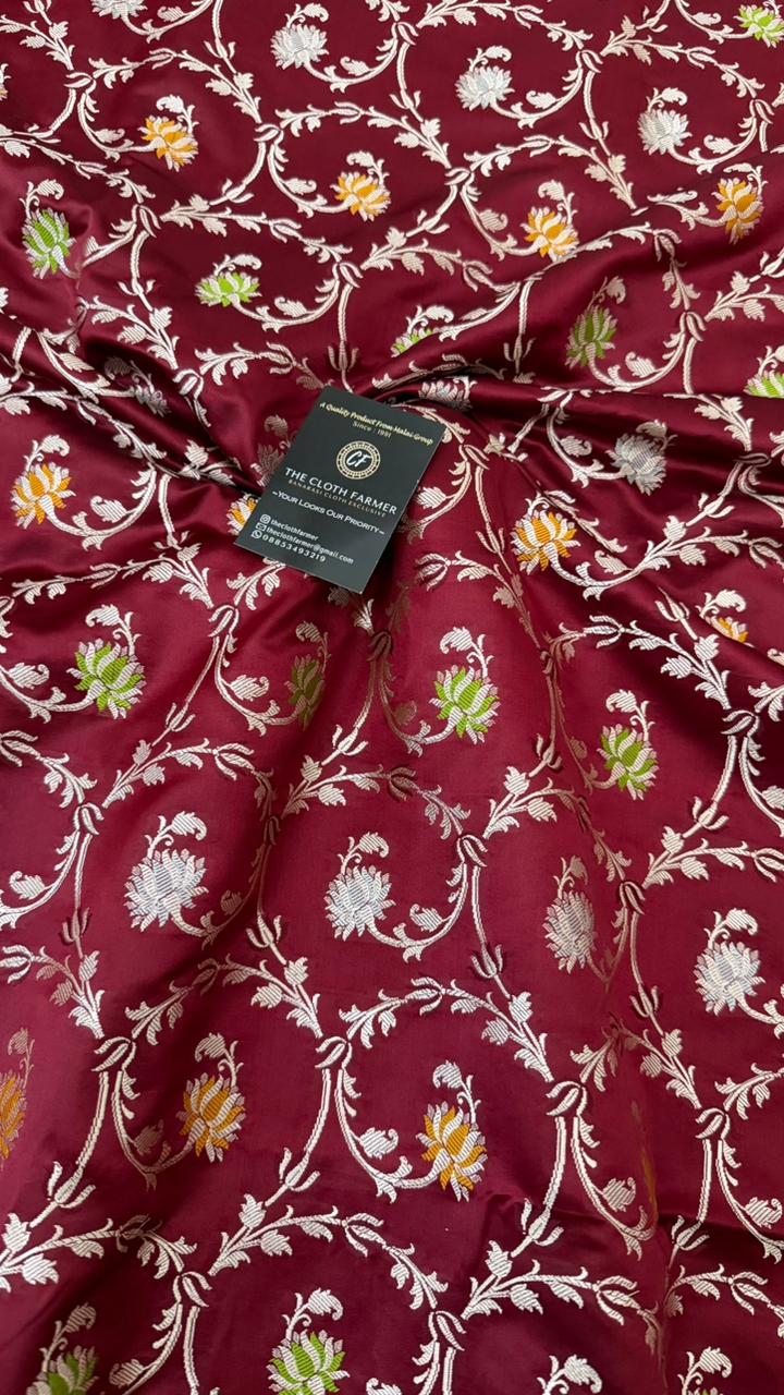 QUARDI COLOR DESIGN DARK MAROON SHADE  PIECE SUIT