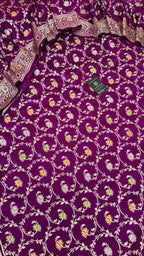 QUARDI COLOR DESIGN DARK PURPLE SHADE  PIECE SUIT