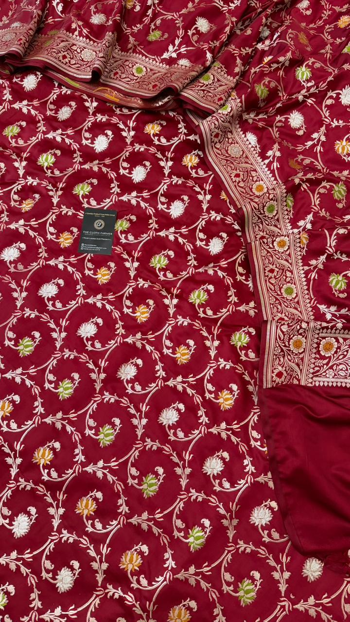 QUARDI COLOR DESIGN MAROON SHADE  PIECE SUIT