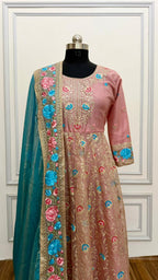 TRI MEENA EMBROIDED ANARKALI