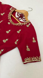 LIGHT MAROON HANDWORK ANARKALI