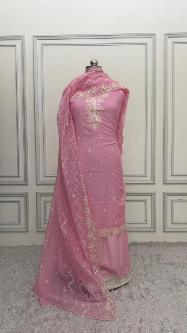 PINK ELEPHANT COTTON MUL 3 PIECE SUIT