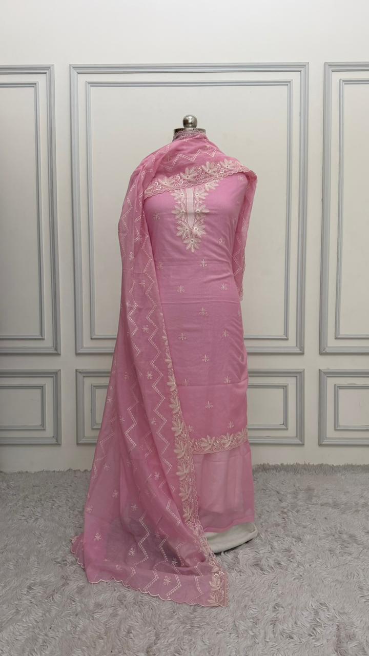 PINK ELEPHANT COTTON MUL 3 PIECE SUIT