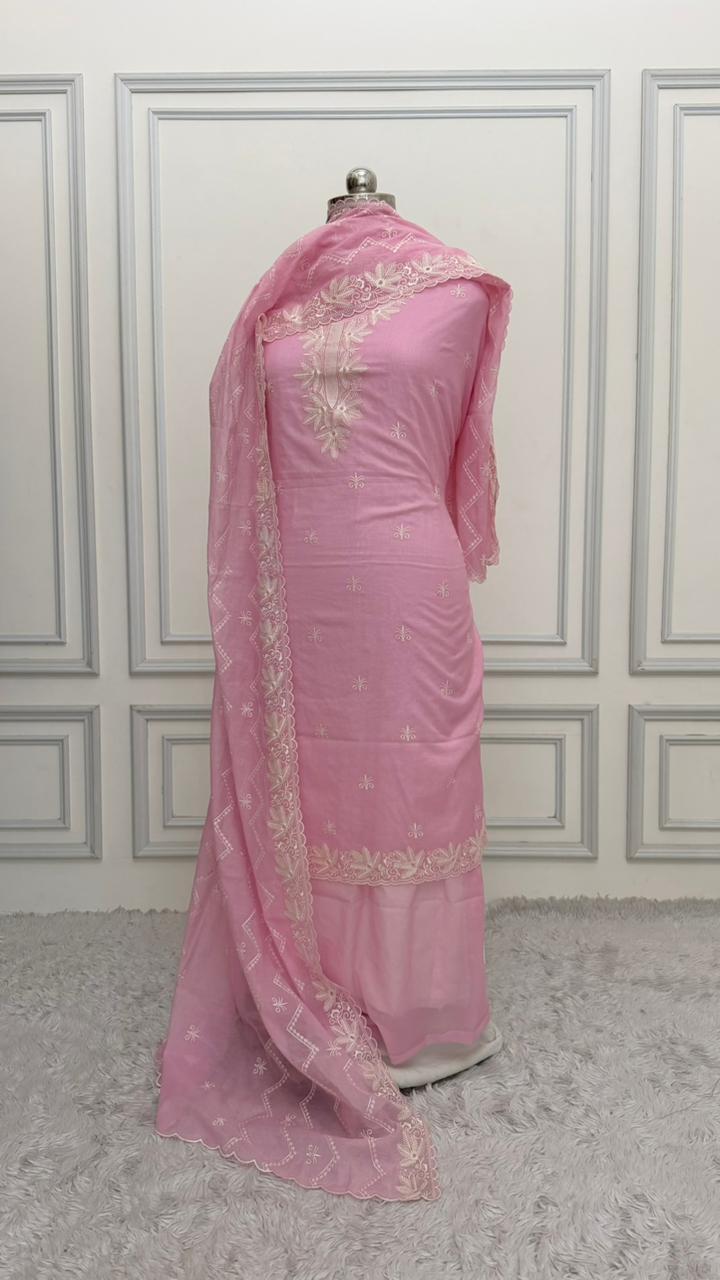 PINK ELEPHANT COTTON MUL 3 PIECE SUIT