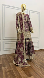 PINTREST STYLE BANARASI GHARARA