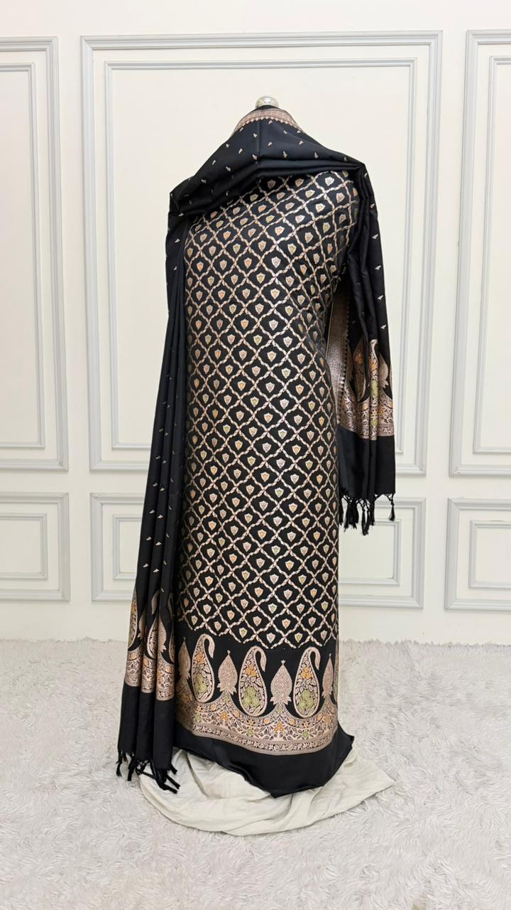 BLACK COLOR MEENEDAR 3 PIECE SUIT