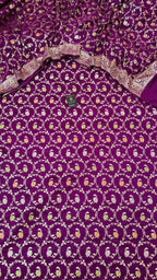 QUARDI COLOR DESIGN DARK PURPLE SHADE  PIECE SUIT