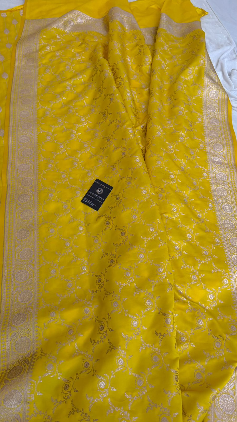 YELLOW COLOR MASHRU SILK 3 PIECE SUIT
