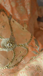 California Peach Kimkhab Gharara
