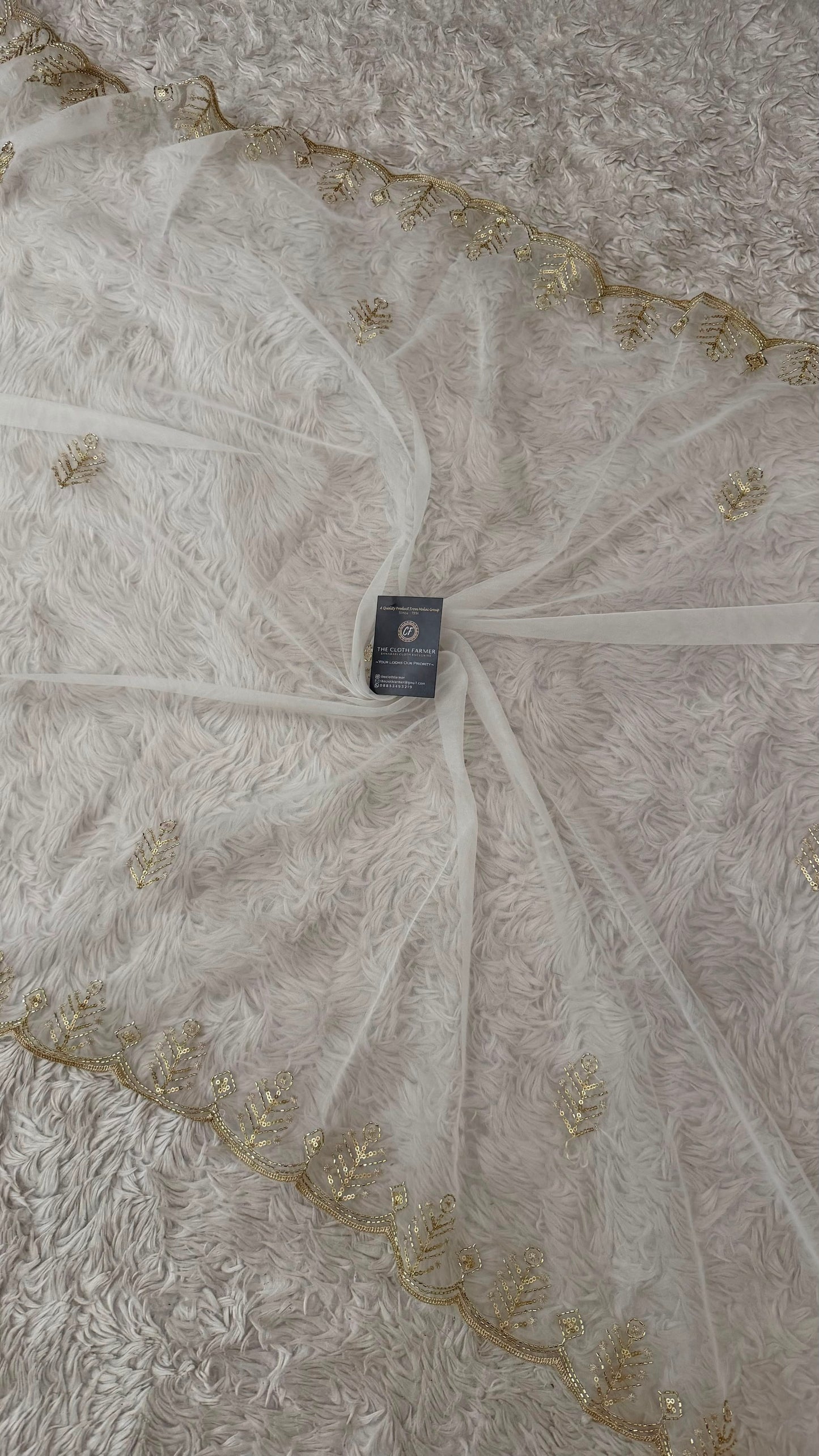 DYEABLE ORGANZA DUPATTA