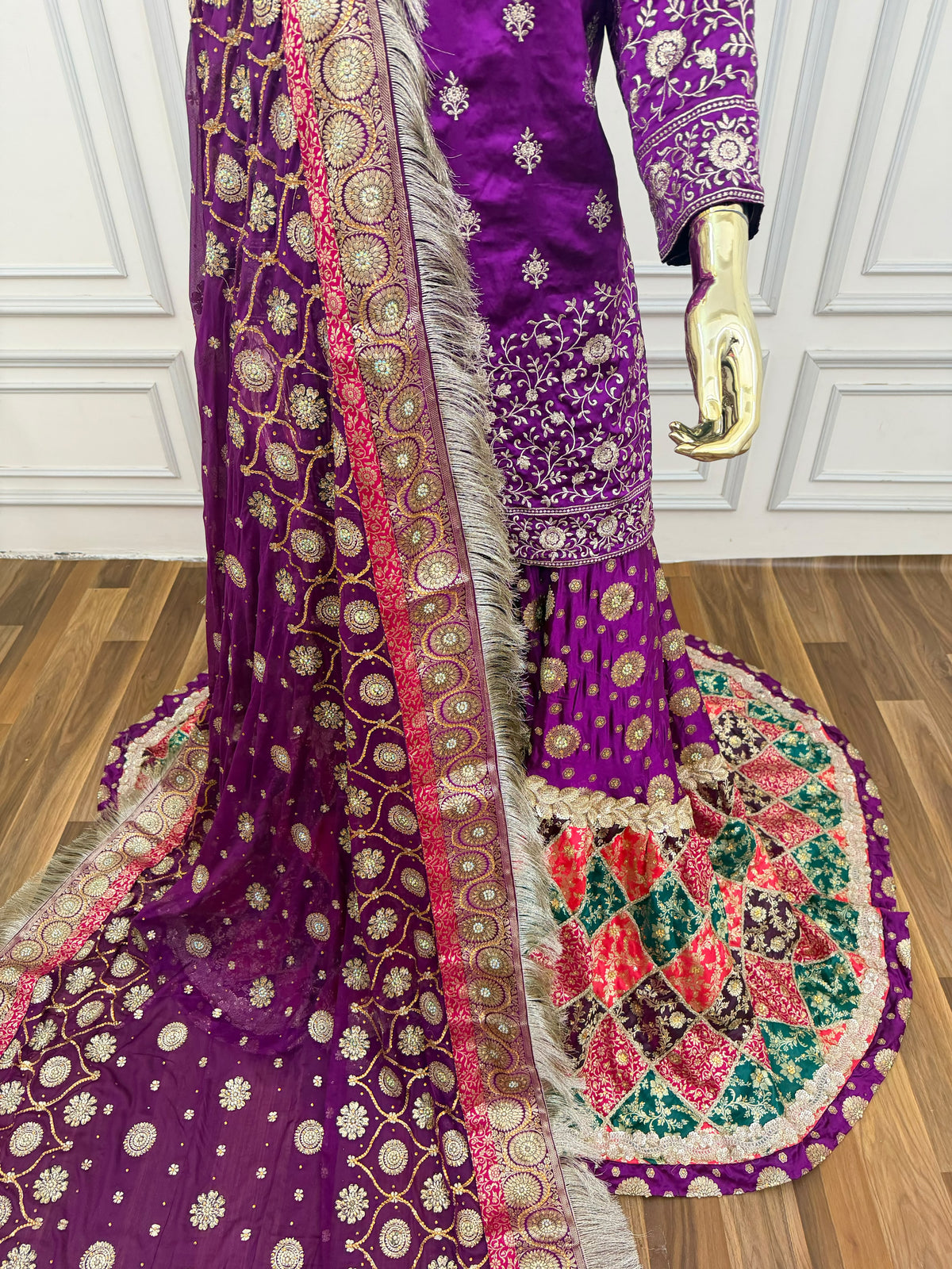 BRIDAL PURPLE ChATAPTI FARSHI