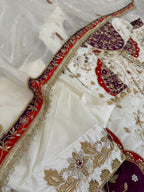 PARTY WEAR MASHRU SILK BASED ZARDOZI SALWAR SUIT