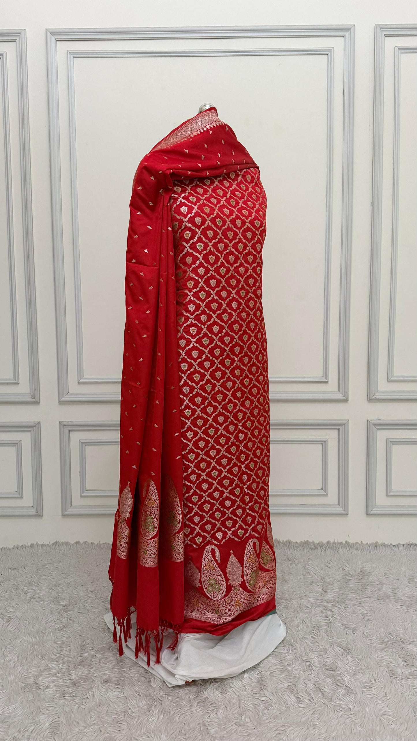 MAROON COLOR MEENEDAR 3 PIECE SUIT