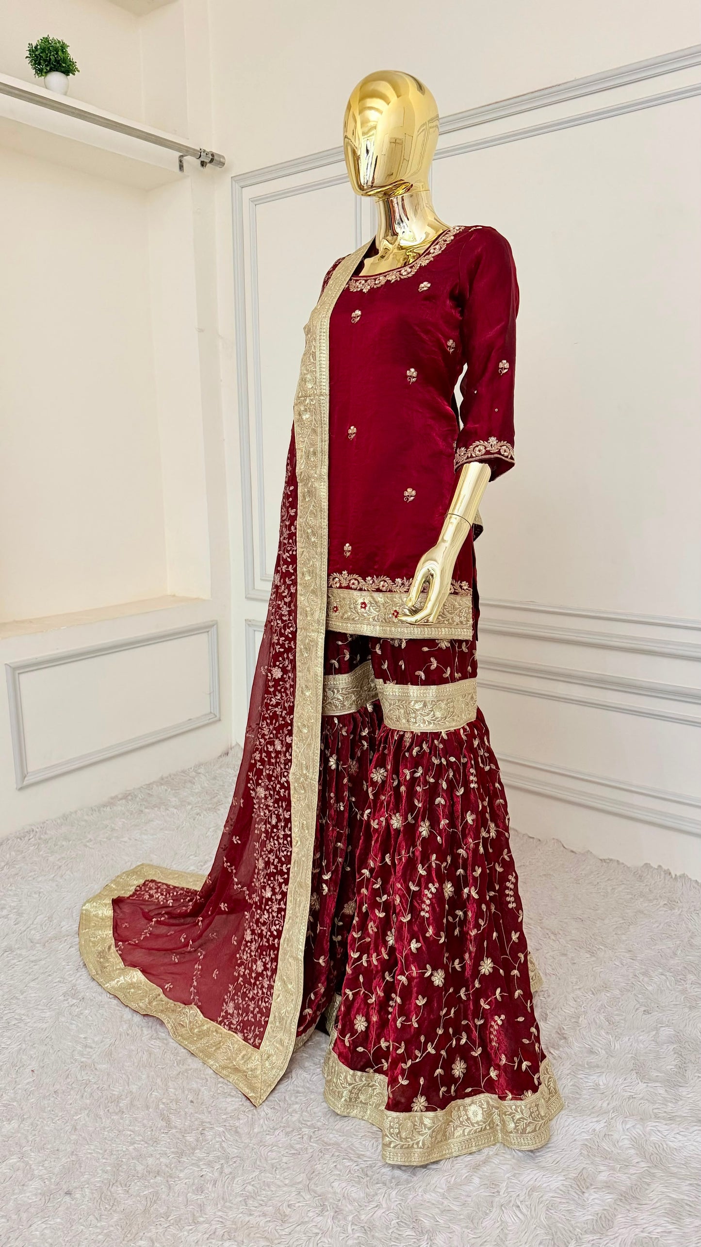 BLOOD MAROON PINTEREST GHARARA