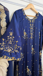 ITALIAN SATIN SILK BASED HANDWORK 2 PIECE SUIT