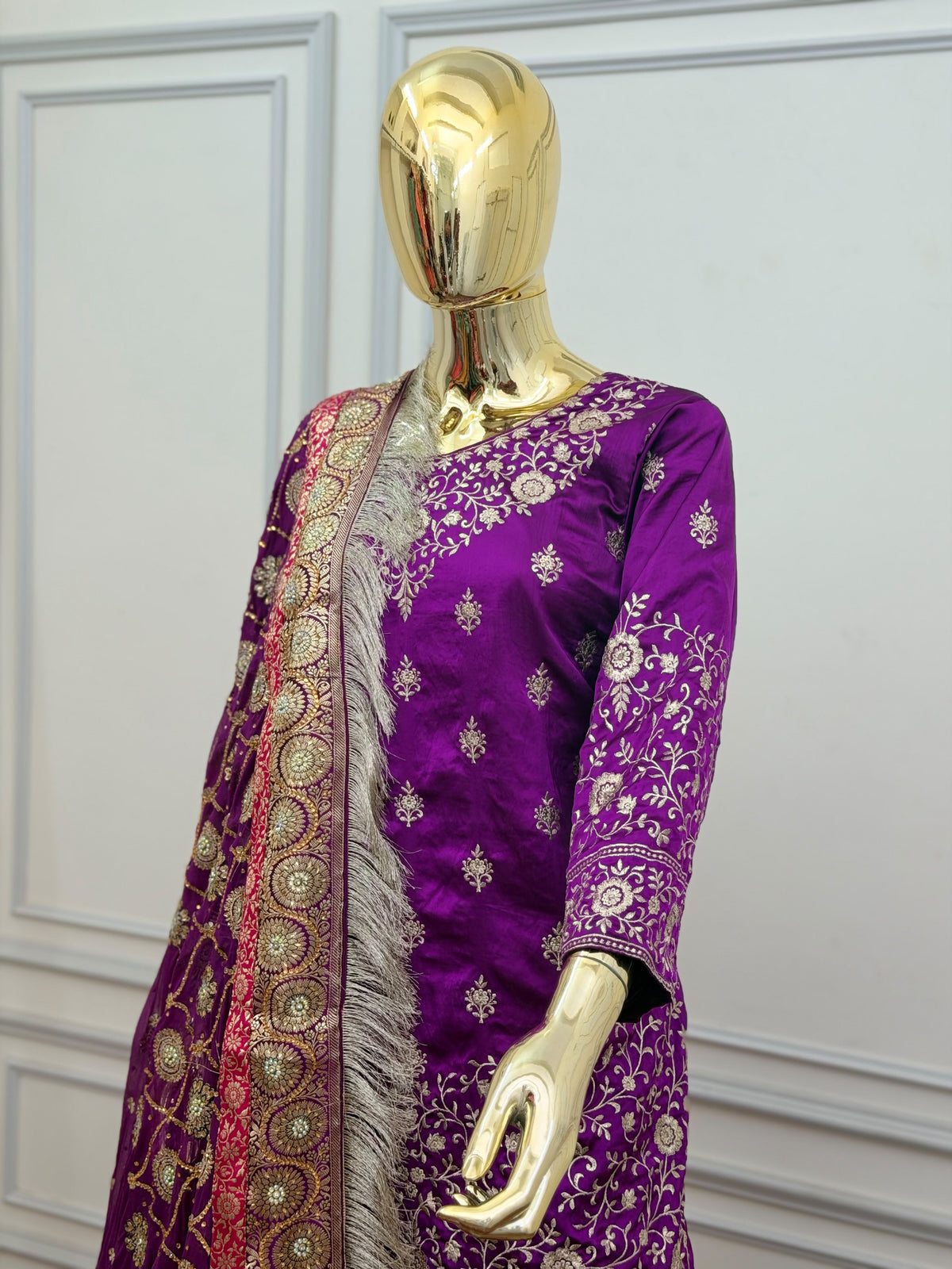 BRIDAL PURPLE ChATAPTI FARSHI