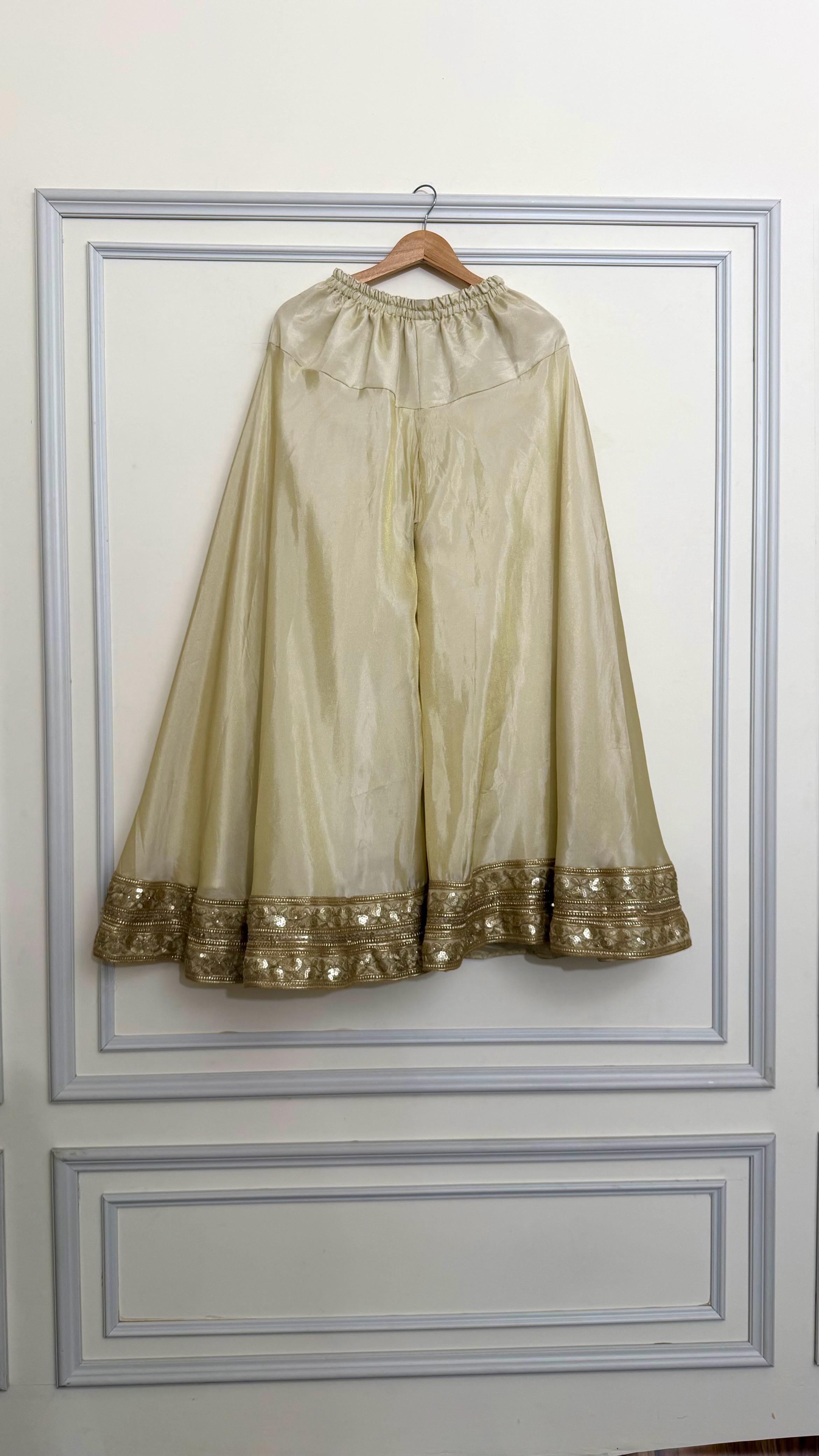 COSMO SILK BASED SHARARA ANARKALI