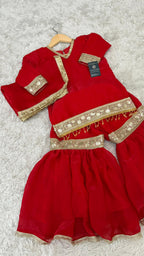 RED SHADE LITTLE PRINCESS GHARARA
