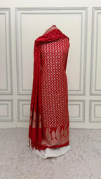 MAROON COLOR MEENEDAR 3 PIECE SUIT