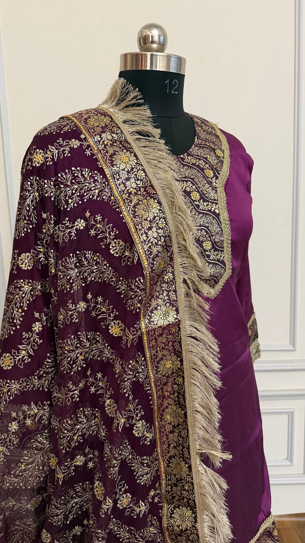DARK PURPLE GHARARA