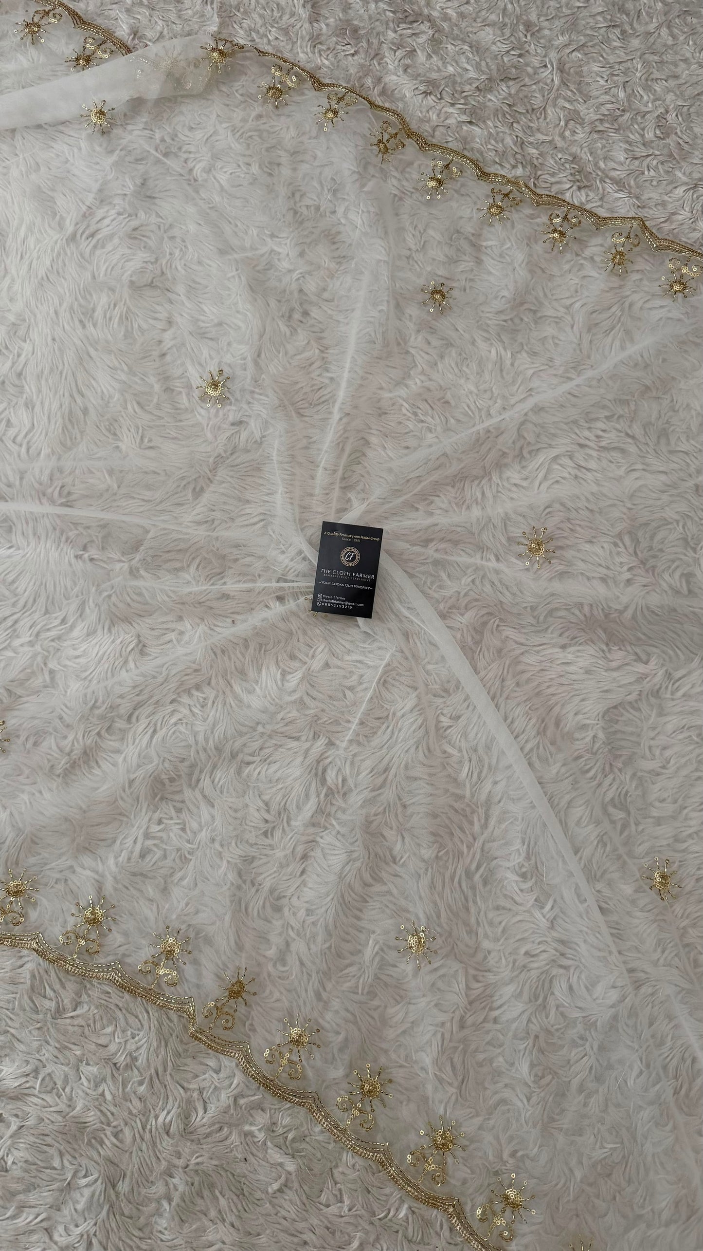 DYEABLE ORGANZA DUPATTA