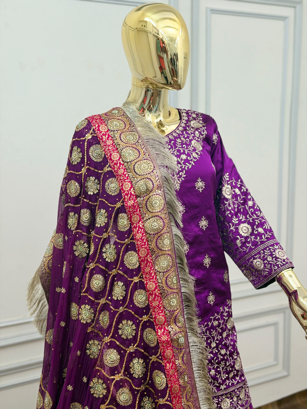 BRIDAL PURPLE ChATAPTI FARSHI