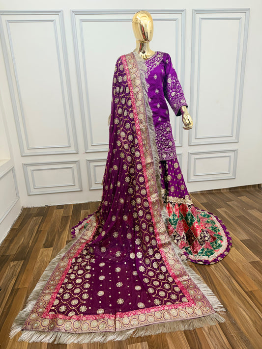BRIDAL PURPLE ChATAPTI FARSHI