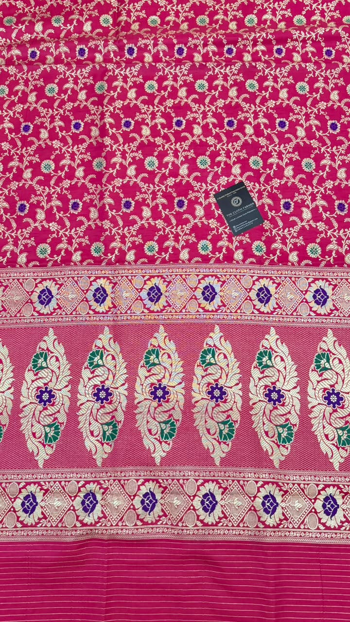 MASHRU SILK RANI MEENEDAR DUPATTA