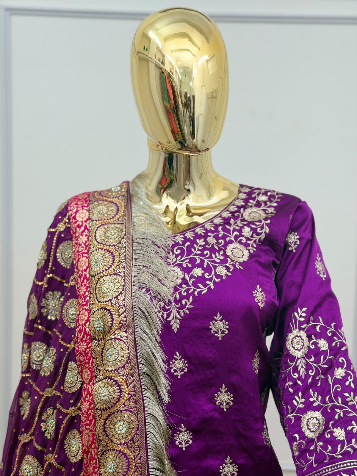 BRIDAL PURPLE ChATAPTI FARSHI