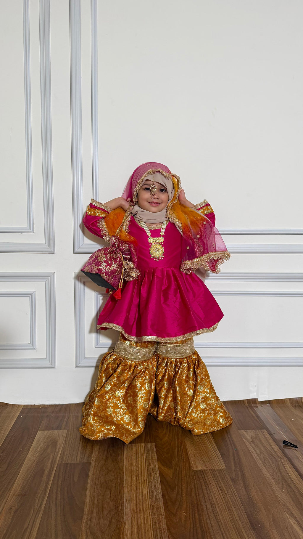 Little princess frock and gharara