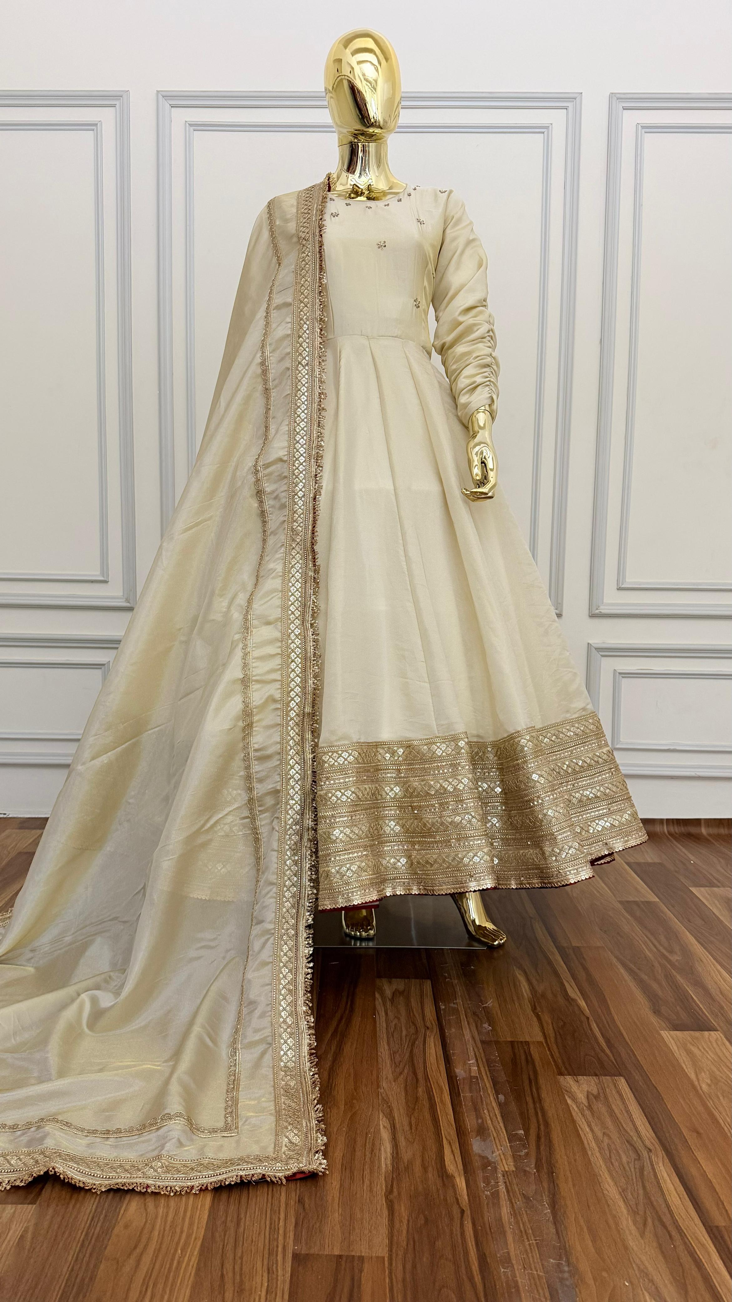 COSMO SILK BASED ANARKALI