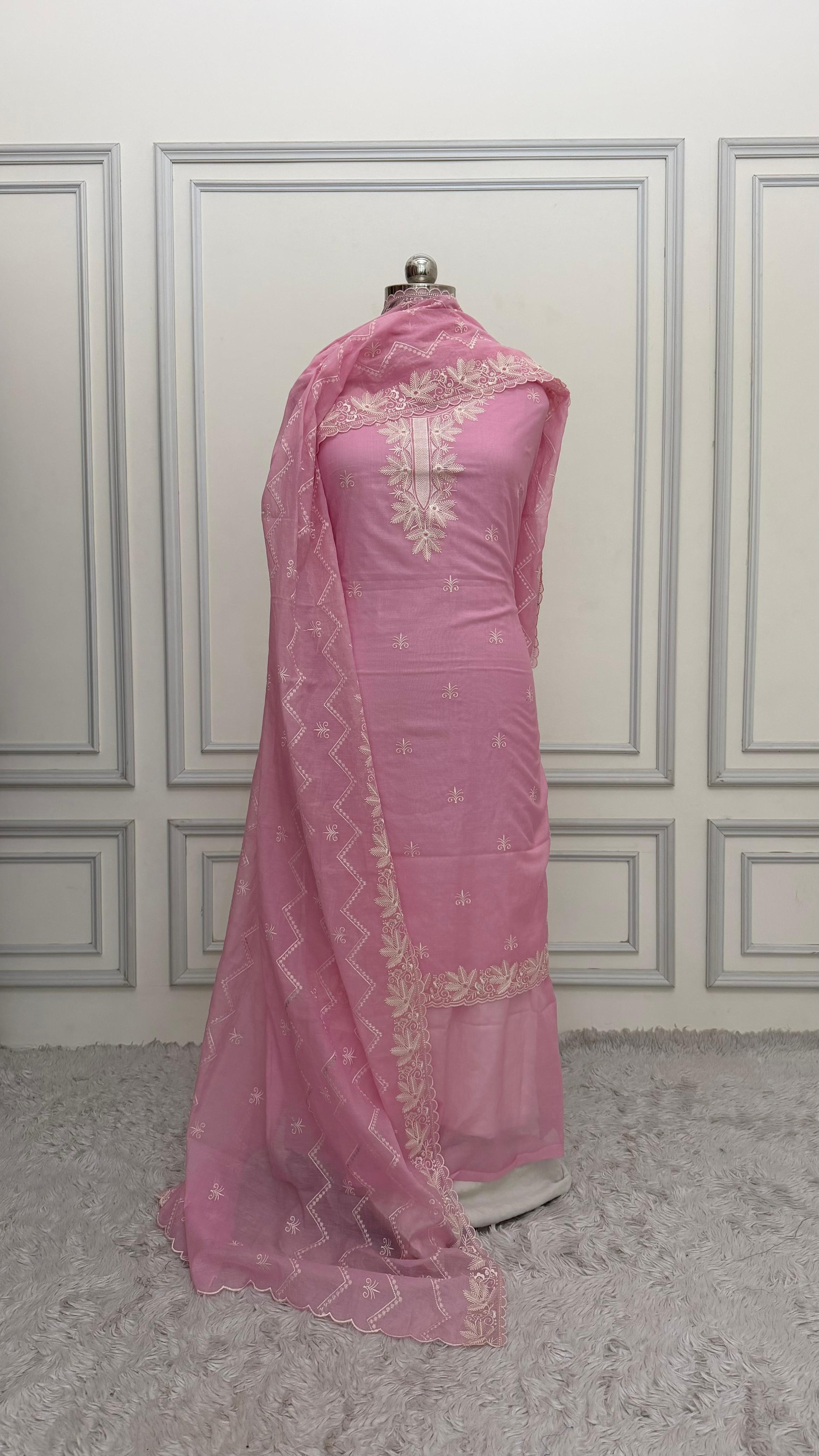 PINK ELEPHANT COTTON MUL 3 PIECE SUIT