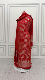 MAROON COLOR MEENEDAR 3 PIECE SUIT