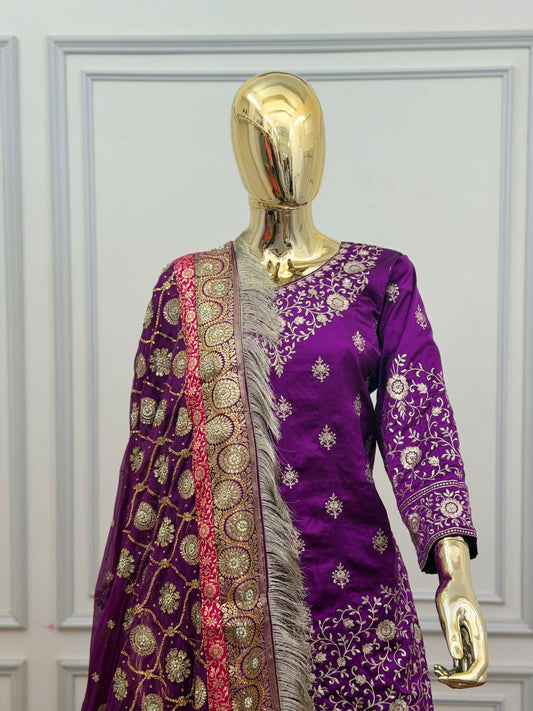 BRIDAL PURPLE ChATAPTI FARSHI
